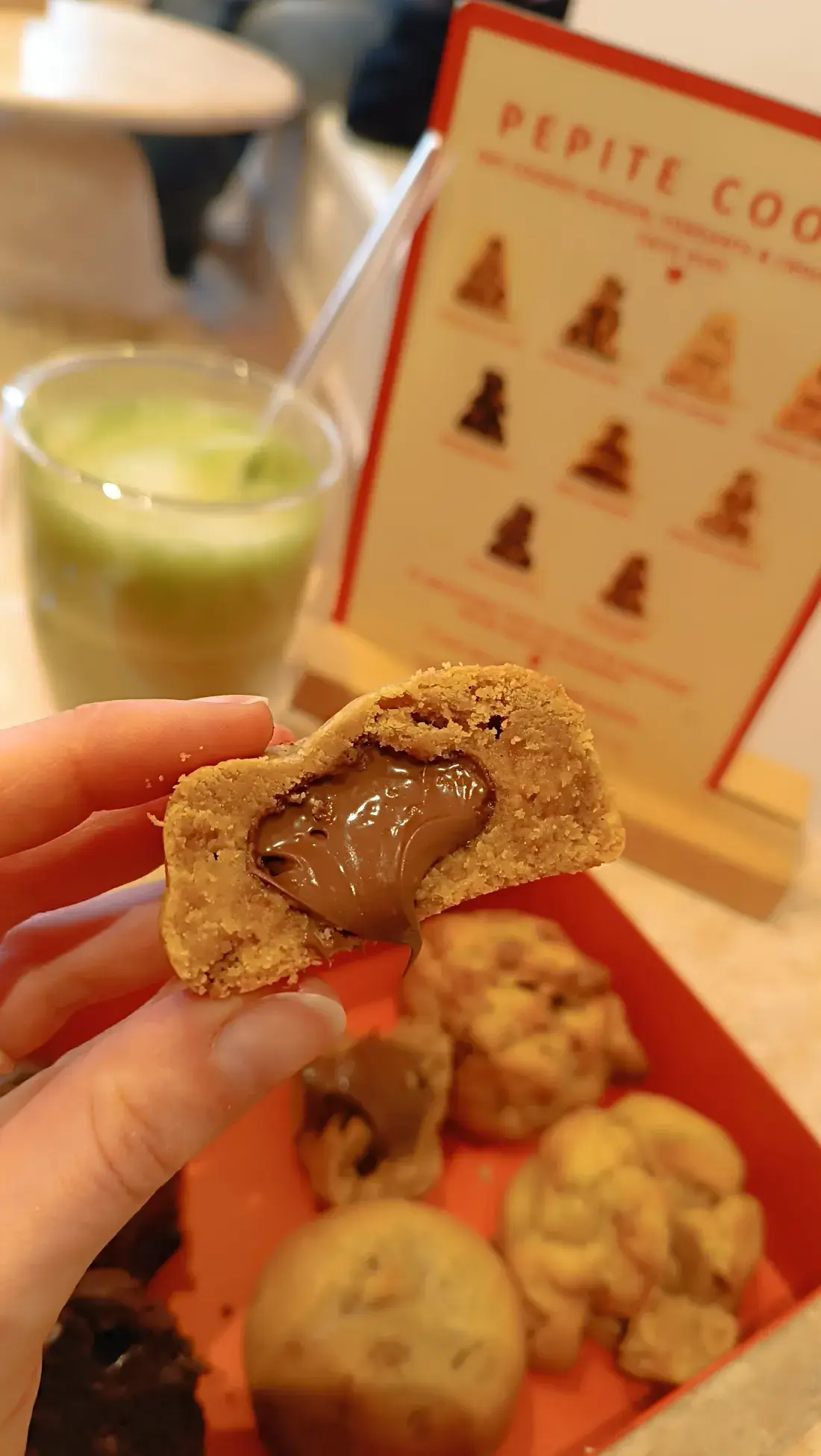 Cookie au cœur fondant chez Pépite Cookie